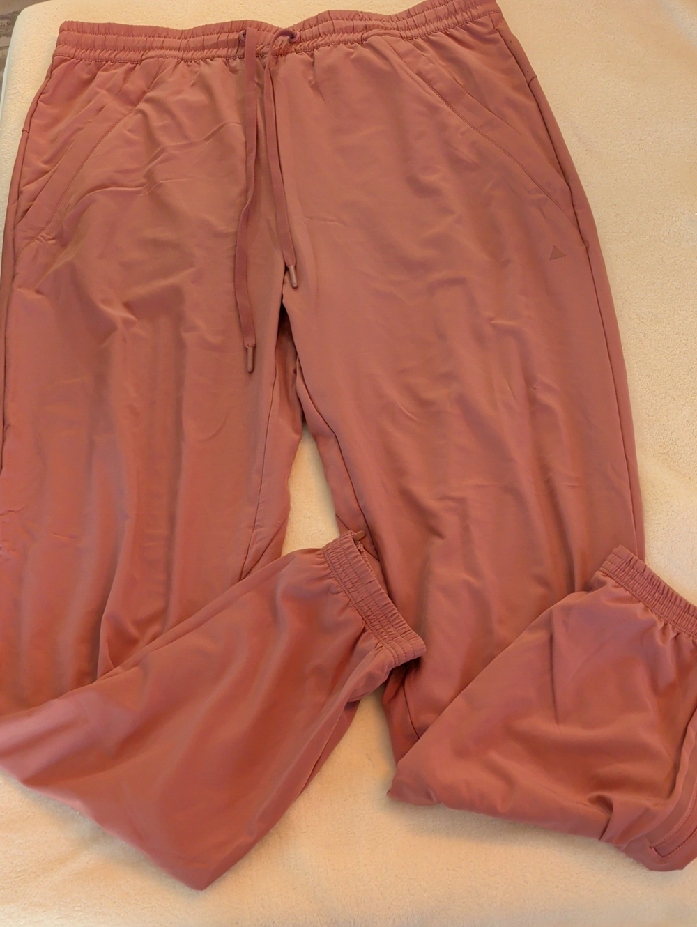 Vitality Lightweight Drawstring Jogger Pants - Dusty Rose